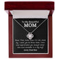 To My Beautiful Mom Even When I'm Not Close By | Love Knot Necklace