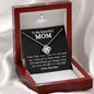 To My Beautiful Mom Even When I'm Not Close By | Love Knot Necklace