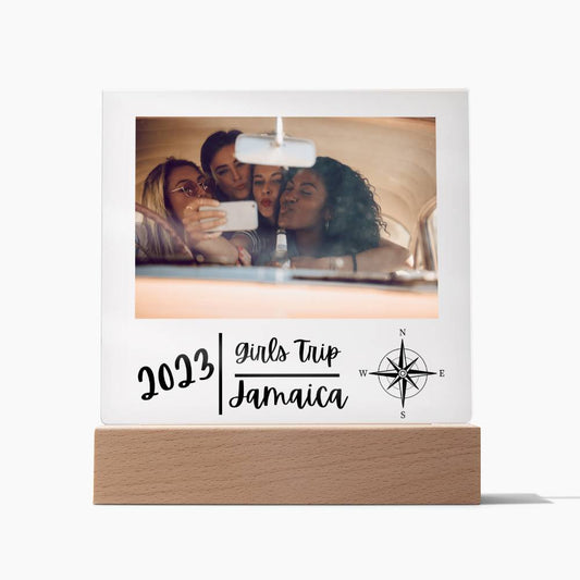 Personalized Girls Trip | Square Acrylic Plaque