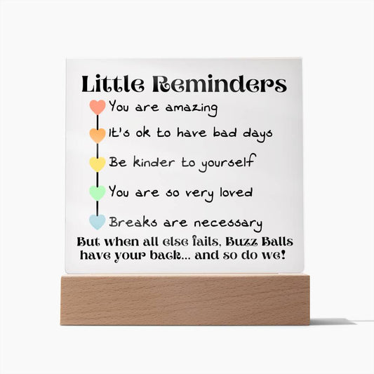 Personalized Little Reminders | Acrylic Sign