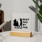 Best Dad By Par | Square Acrylic Plaque