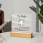 Personalized Faith Baptism Square Acrylic Plaque