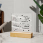 See The Light Pet Remembrance Square Acrylic Plaque