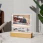 Personalized Girls Destination Trip | Acrylic Square Plaque