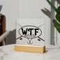 Where's The Fish | Square Acrylic Plaque