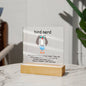 Bird Nerd High-Stakes Game | Square Plaque