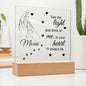 See The Light Pet Remembrance Square Acrylic Plaque