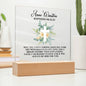 Personalized Faith Baptism Square Acrylic Plaque
