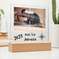 Personalized Girls Destination Trip | Acrylic Square Plaque