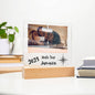 Personalized Girls Destination Trip | Acrylic Square Plaque