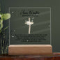 Personalized Baptism Square Acrylic Plaque