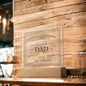 Worlds Greatest Dad Certificate of Achievement | Square Acrylic Plaque