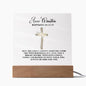 Personalized Baptism Square Acrylic Plaque