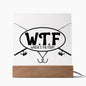 Where's The Fish | Square Acrylic Plaque