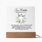 Personalized Faith Baptism Square Acrylic Plaque