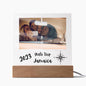 Personalized Girls Destination Trip | Acrylic Square Plaque