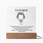 Bird Nerd Where in the World | Square Plaque