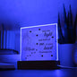 See The Light Pet Remembrance Square Acrylic Plaque