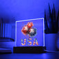 USA Fireworks | Square Acrylic Plaque