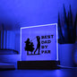 Best Dad By Par | Square Acrylic Plaque