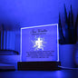 Personalized Faith Baptism Square Acrylic Plaque