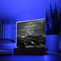 Grow Through What You Go Through | Square Acrylic Plaque