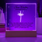 Personalized Baptism Square Acrylic Plaque