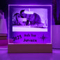 Personalized Girls Destination Trip | Acrylic Square Plaque