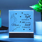 See The Light Pet Remembrance Square Acrylic Plaque