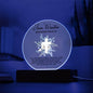 Faith Baptism Round Acrylic Plaque