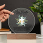 Faith Baptism Round Acrylic Plaque
