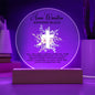 Faith Baptism Round Acrylic Plaque