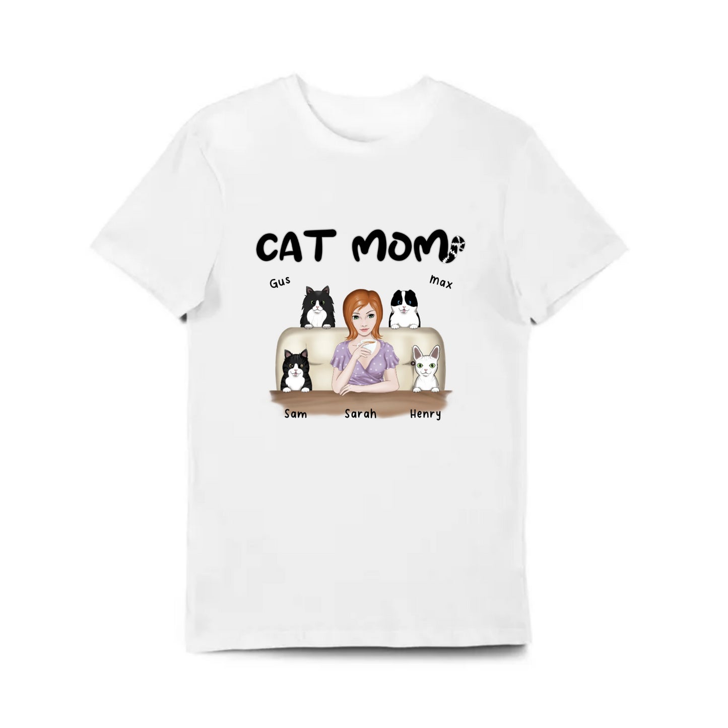 Cat Mom | 5.3 oz. T-Shirt