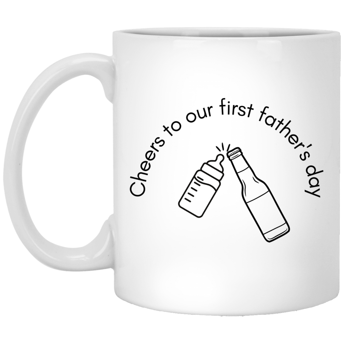 Cheers 11 oz. White Mug
