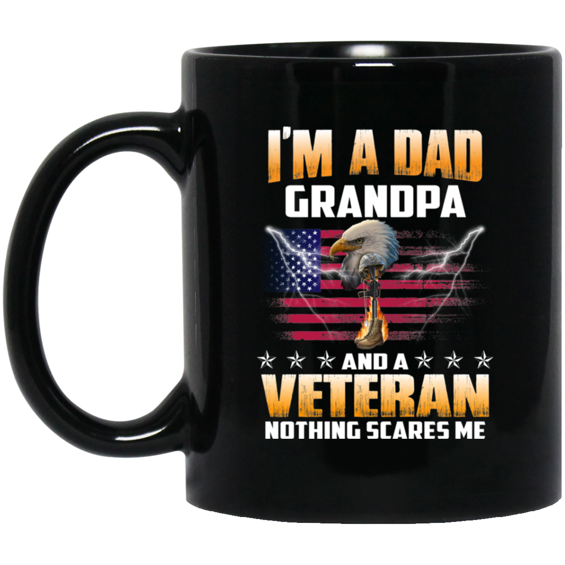 I'm a Veteran | 11 oz. Black Mug