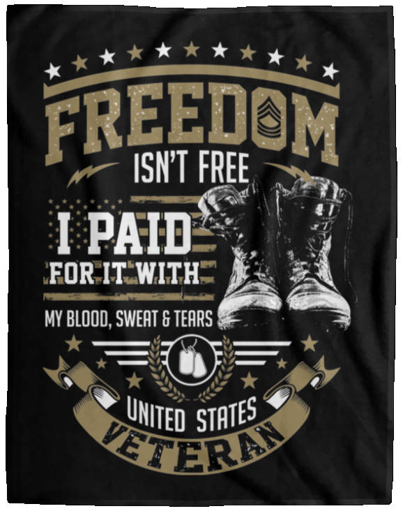 Freedom Isn't Free | Cozy Plush Fleece Blanket