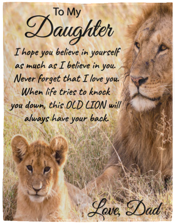 To My Daughter | Fleece Blanket