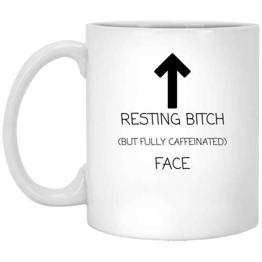 Fully Caffeinated | 11 oz White Mug