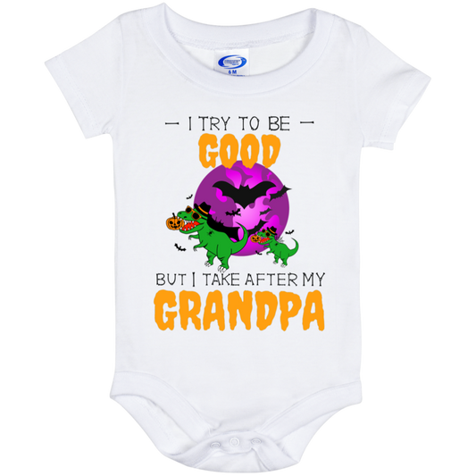 I Try to Be Good | Baby Onesie 6 Month