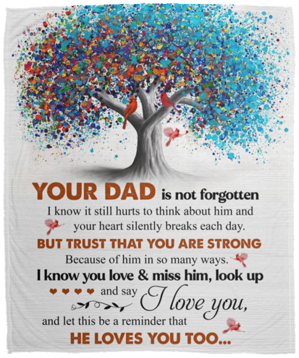Never Forgotten | Cozy Plush Fleece Blanket
