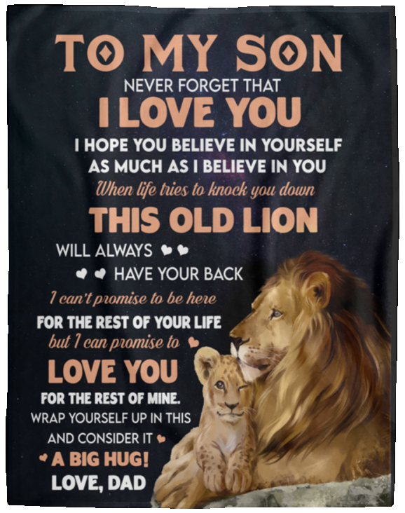 To My Son | Cozy Plush Fleece Blanket