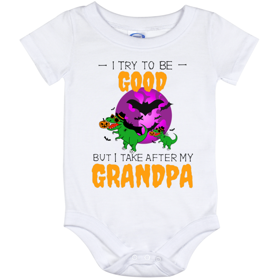 I Try to Be Good | Baby Onesie 12 Month
