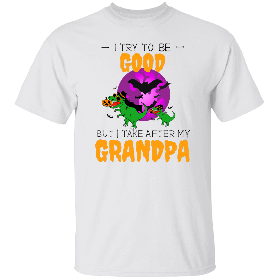 I Try to Be Good | Youth 5.3 oz 100% Cotton T-Shirt White