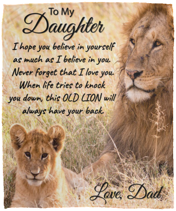 To My Daughter | Fleece Blanket