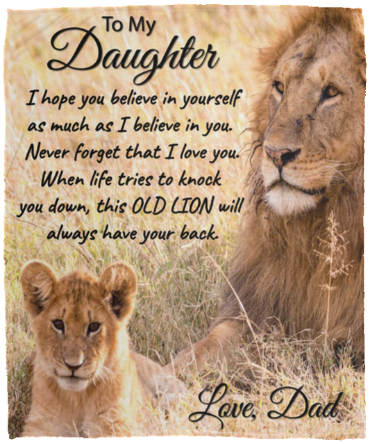 To My Daughter | Fleece Blanket