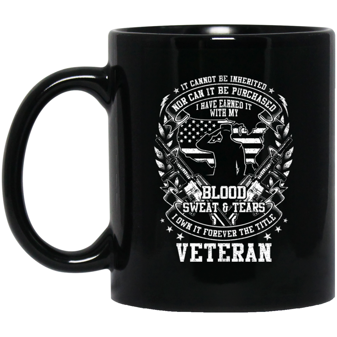 Blood Sweat and Tears | 11 oz. Black Mug