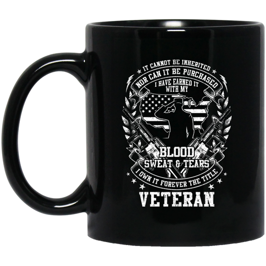 Blood Sweat and Tears | 11 oz. Black Mug