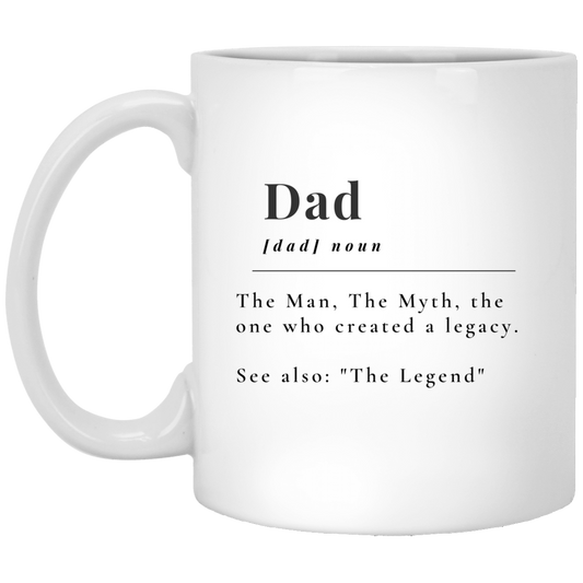 The Legend 11 oz. White Mug
