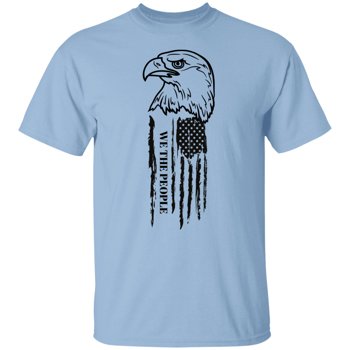 Distressed Side Eagle Black | WTP T-Shirt