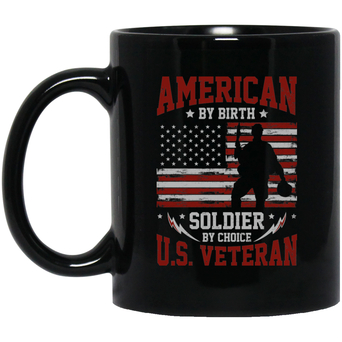 American By Birth | 11 oz. Black Mug